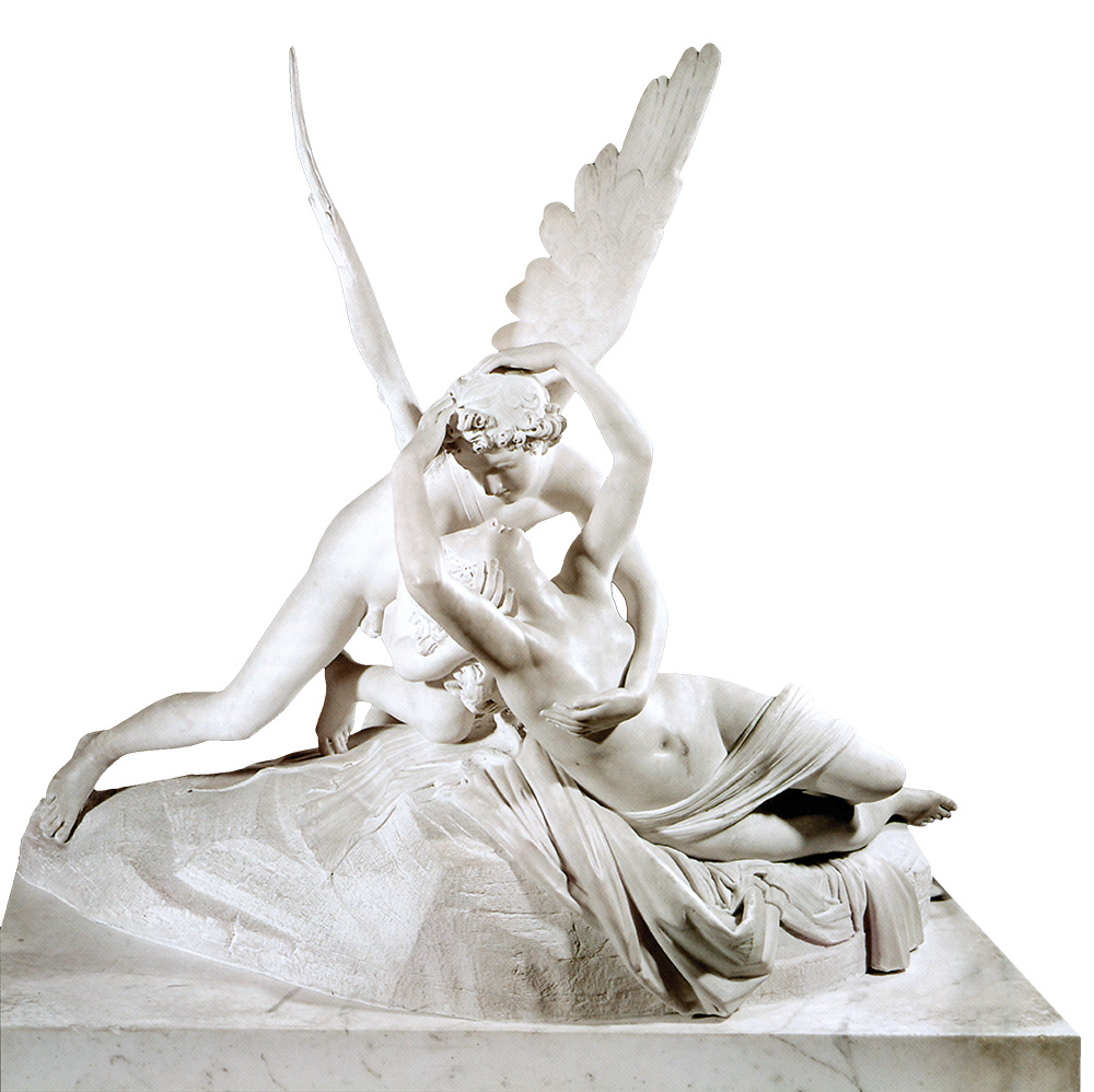Antonio Canova, Amore e Psiche, 1788-1793. Marmo, 155x168 cm. Parigi, Museo del Louvre.